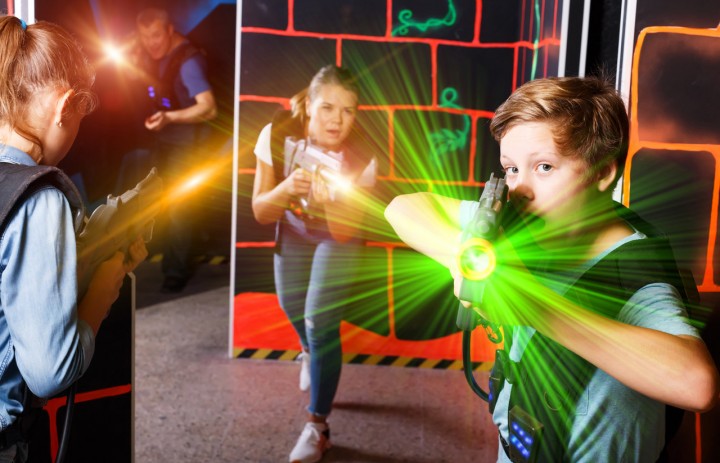 Kosmiczne lasery na urodziny dla dziecka - Atrakcje na urodziny